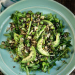 Seeds and greens kaniwa salad - this salad is all about the texture and fresh spring flavors - featuring 6 different seeds, including the superstar kaniwa seed, and crunchy green veggies, it's delicious and super nutritious. | www.viktoriastable.com