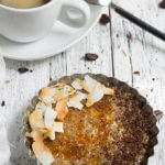 Coffee coconut quinoa brûlée - freshly brewed espresso and coconut milk provide the flavoring for this quinoa breakfast, and a quick brulee on top completes the perfection! | www.viktoriastable.com