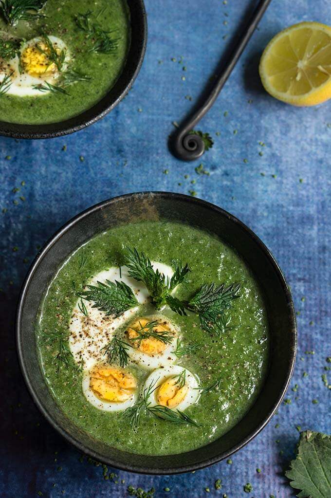 Nettle and Green Garlic Soup