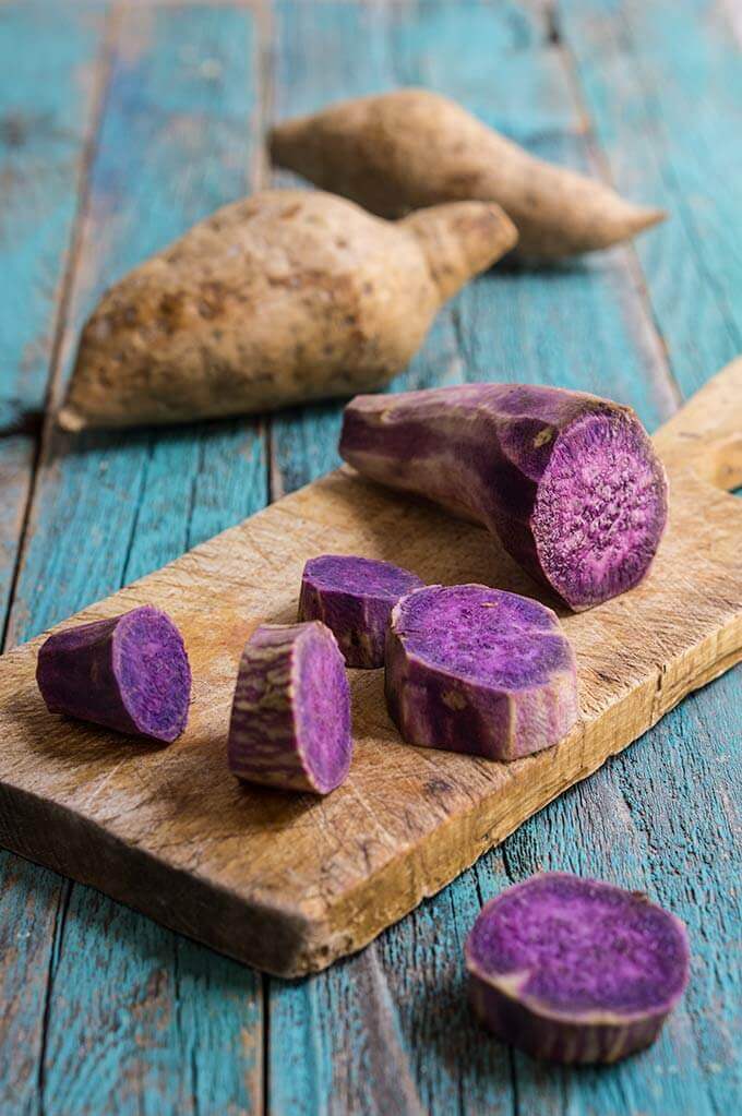 Okinawan purple sweet potato