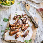 Recado rojo BBQ chicken - bright and zesty, with a robust spicy and floral aromas, this chicken recipe is particularly good for summer, served with a fruity salsa on the side. | www.viktoriastable.com