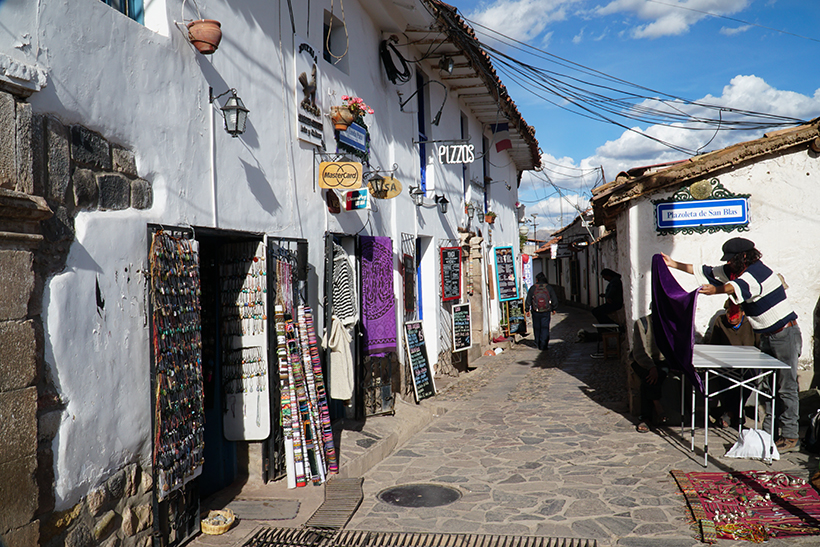 The artisan old quarter San Blas - Cusco