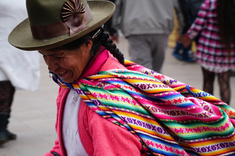 Quechua woman in traditional attire, Cusco