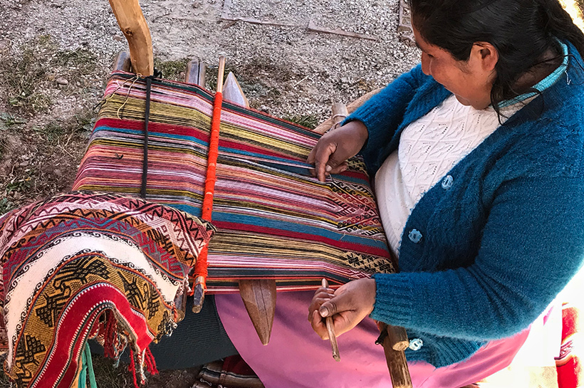 Hand weaving - Chinchero