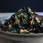 Kale salad with toasted coconut and sesame oil - this fantastic salad from Heidi Swanson has it all - it's crunchy, it's salty, it's satisfying, and feels like comfort food, yet is a health bomb. | www.viktoriastable.com